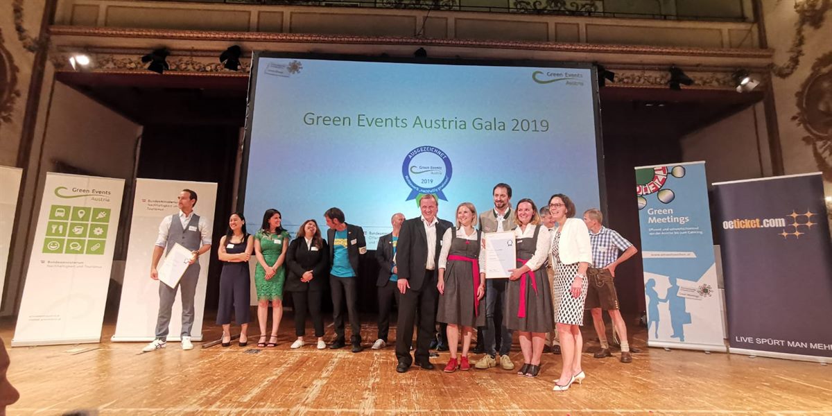 Preisverleihung Green Events Austria Gala