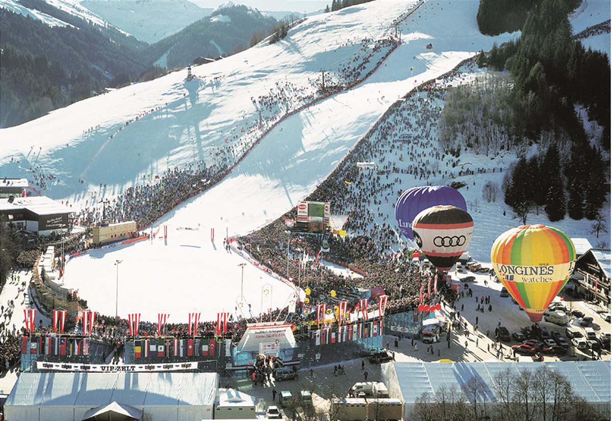 Die letzte Ski WM - die Sonnen-WM - in Saalbach fand 1991 statt