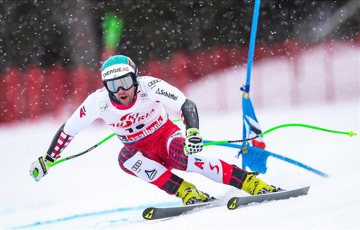 Vincent Kriechmayr at the World Cup 2020 in Saalbach