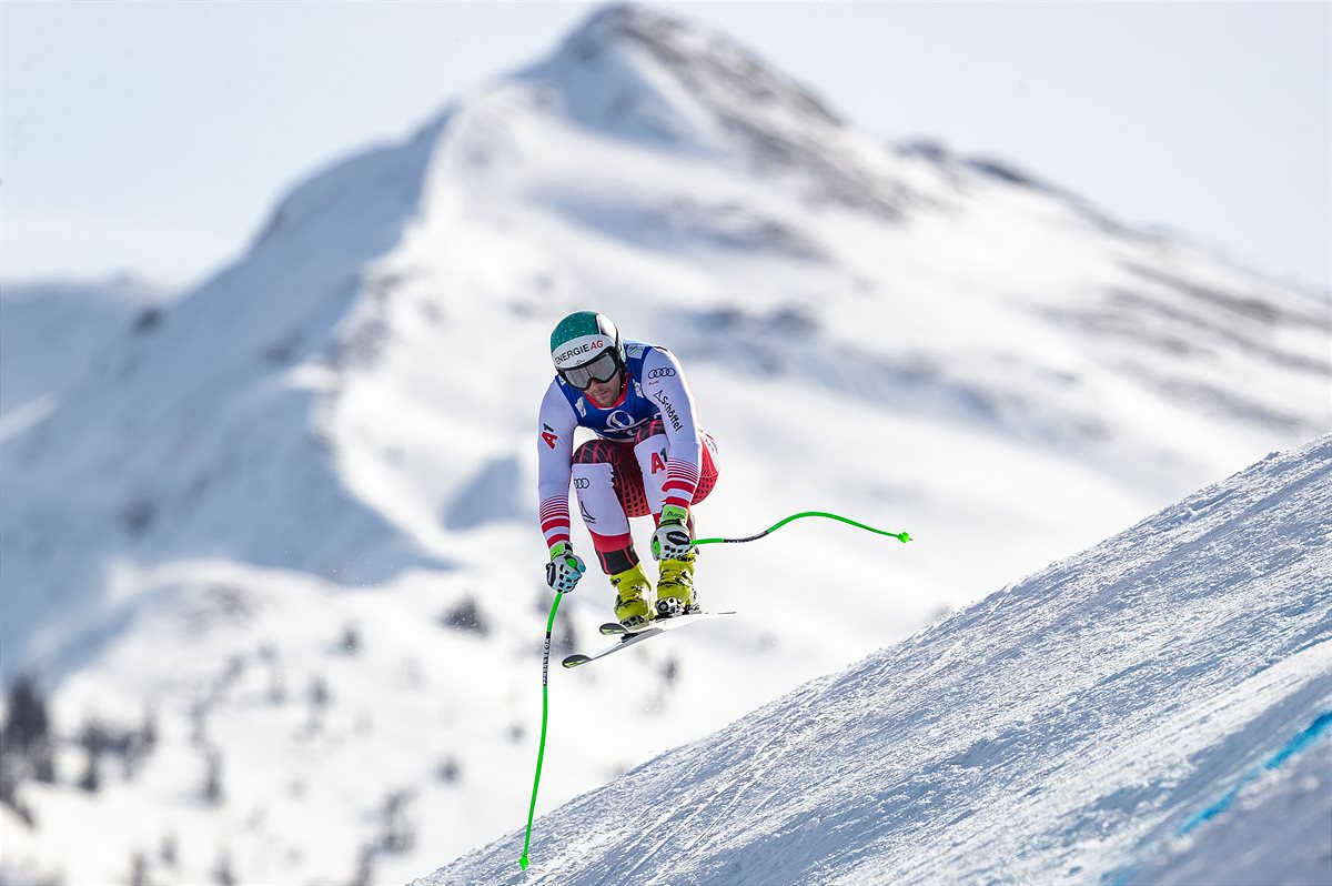 Vincent Kriechmayr at the World Cup 2020 in Saalbach